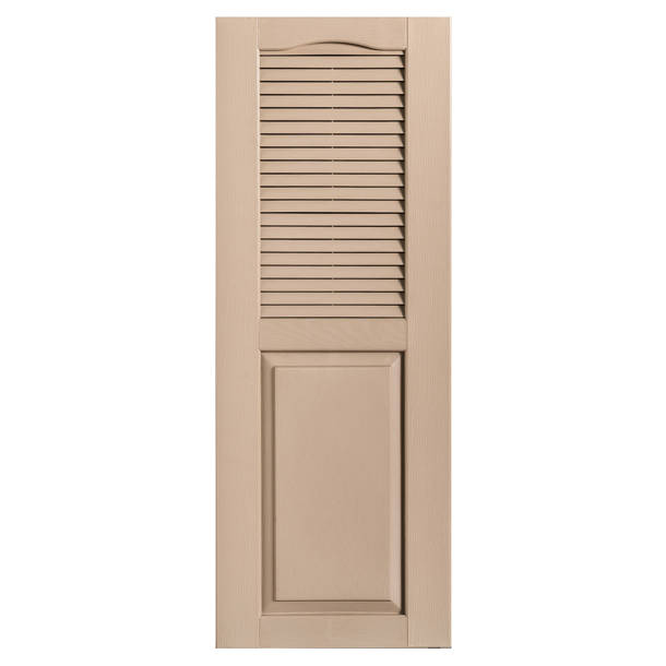 Paire De Volets En Vinyle – 14,75″ X 43″ – Couleur Osier – Mid-America – Neuf